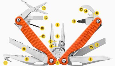 MULTIHERRAMIENTA CHARGE PLUS G10 NARANJA