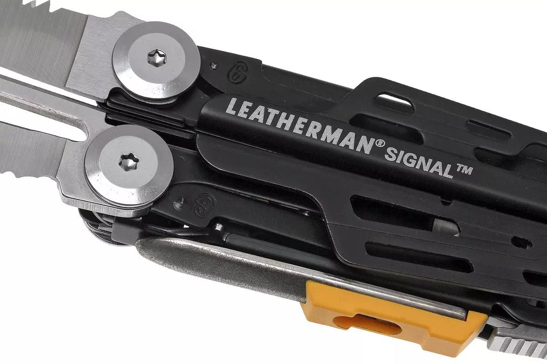 MULTIHERRAMIENTA SIGNAL BLACK/ORANGE LEATHERMAN