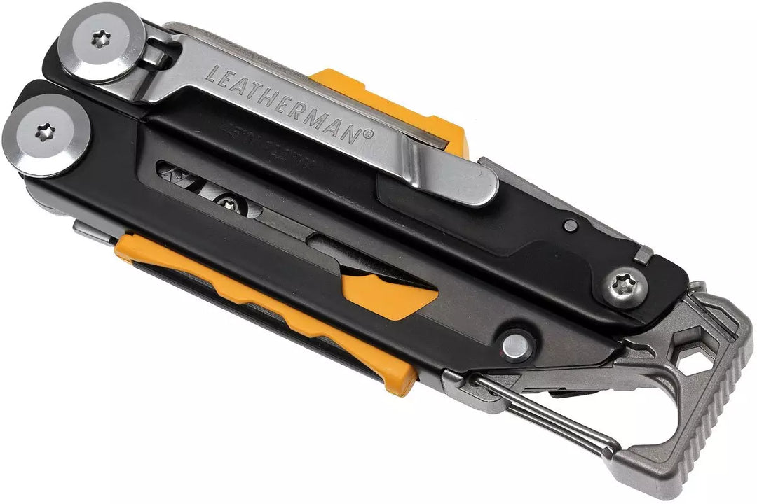 MULTIHERRAMIENTA SIGNAL BLACK/ORANGE LEATHERMAN
