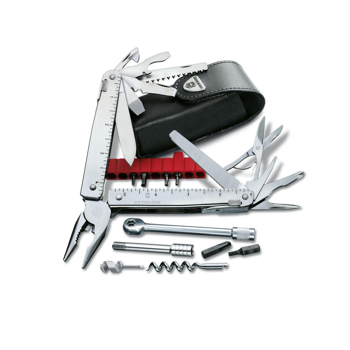 MULTIHERRAMIENTA SWISSTOOL X PLUS C/FUNDA PIEL