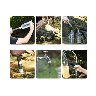 Mini filtro de agua para senderismo