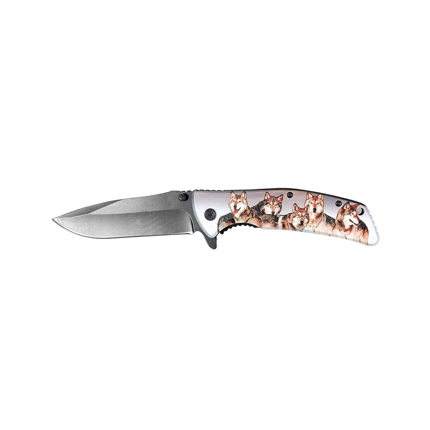 NAVAJA 4" MANGO LOBOS CLIP LION TOOLS
