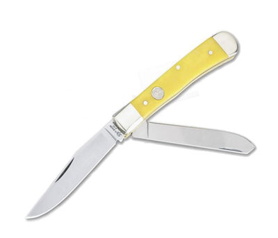 NAVAJA BOKER CS TRAPPER YELLOW BONE