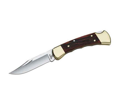 Navaja Buck Knives Folding Hunter 110 para caza y pesca con cacha Ortopédica