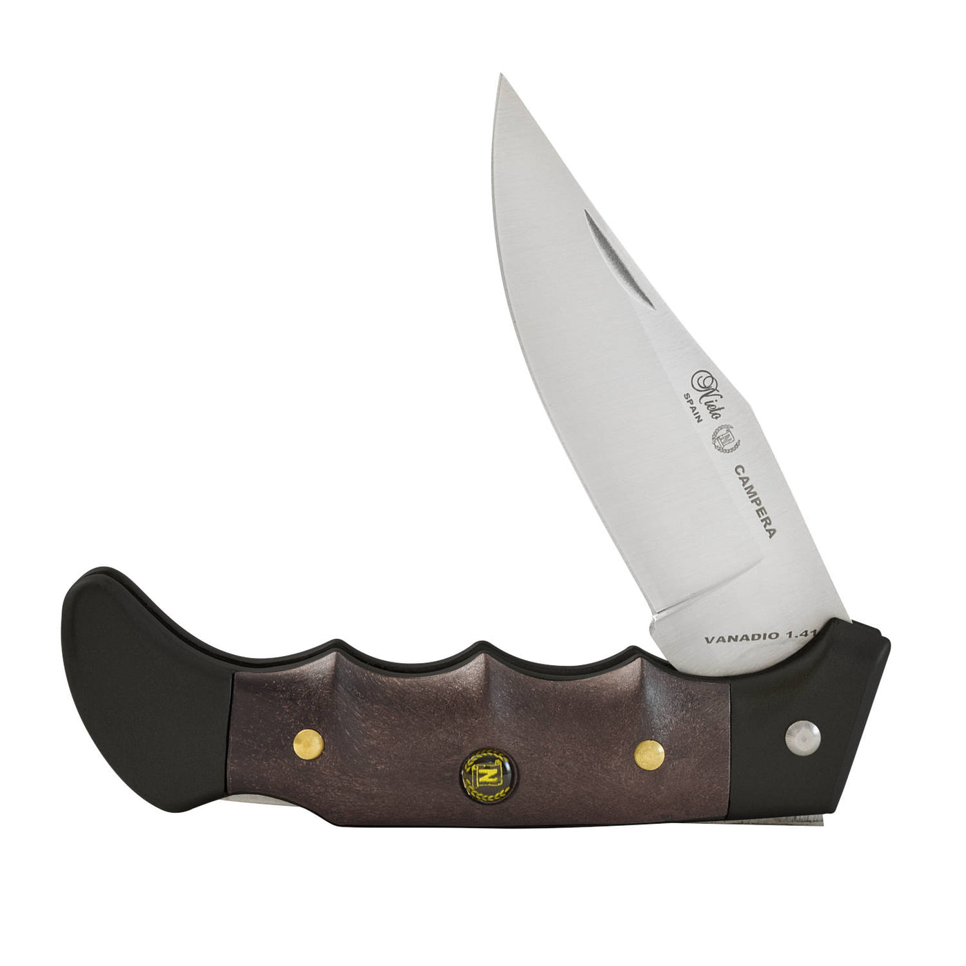 NAVAJA CAMPERA CON MANGO CROMO DURO CON CACHA ABS HOJA DE 9.5cm MIGUEL NIETO