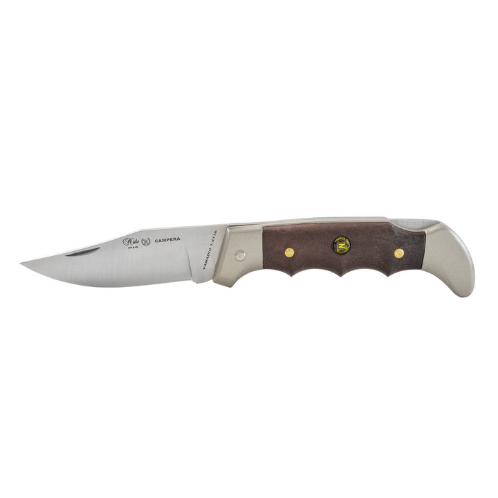NAVAJA CAMPERA CON MANGO CROMO DURO HOJA 9.5cm plata MIGUEL NIETO