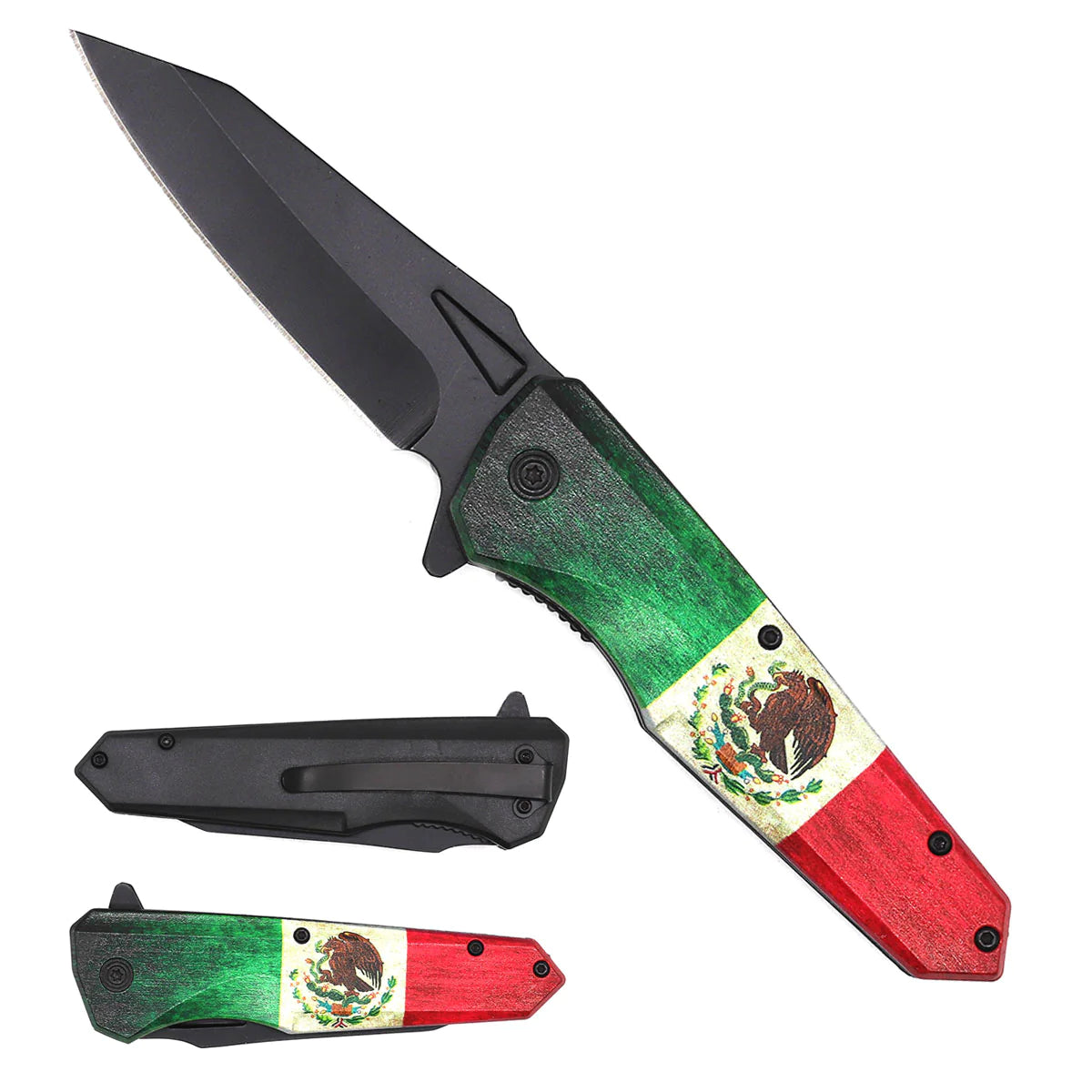 NAVAJA CON BANDERA DE MÉXICO 4.5"