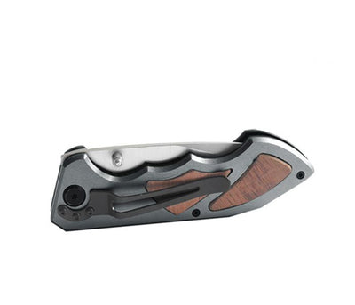 NAVAJA DE BLOQUEO, HOJA 9 CM, MANO T/MADERA