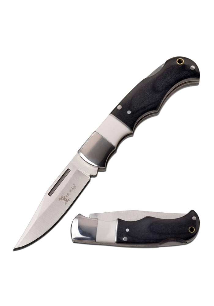 NAVAJA ELK RIDGE MANUAL 6.1" OVERALL BLACK/WHITE BONE