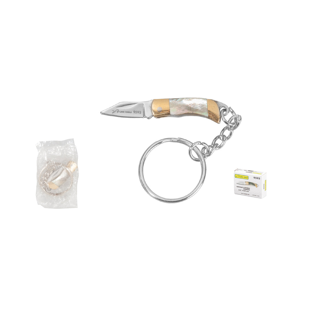 NAVAJA LLAVERO 3/4" CONCHA LION TOOLS