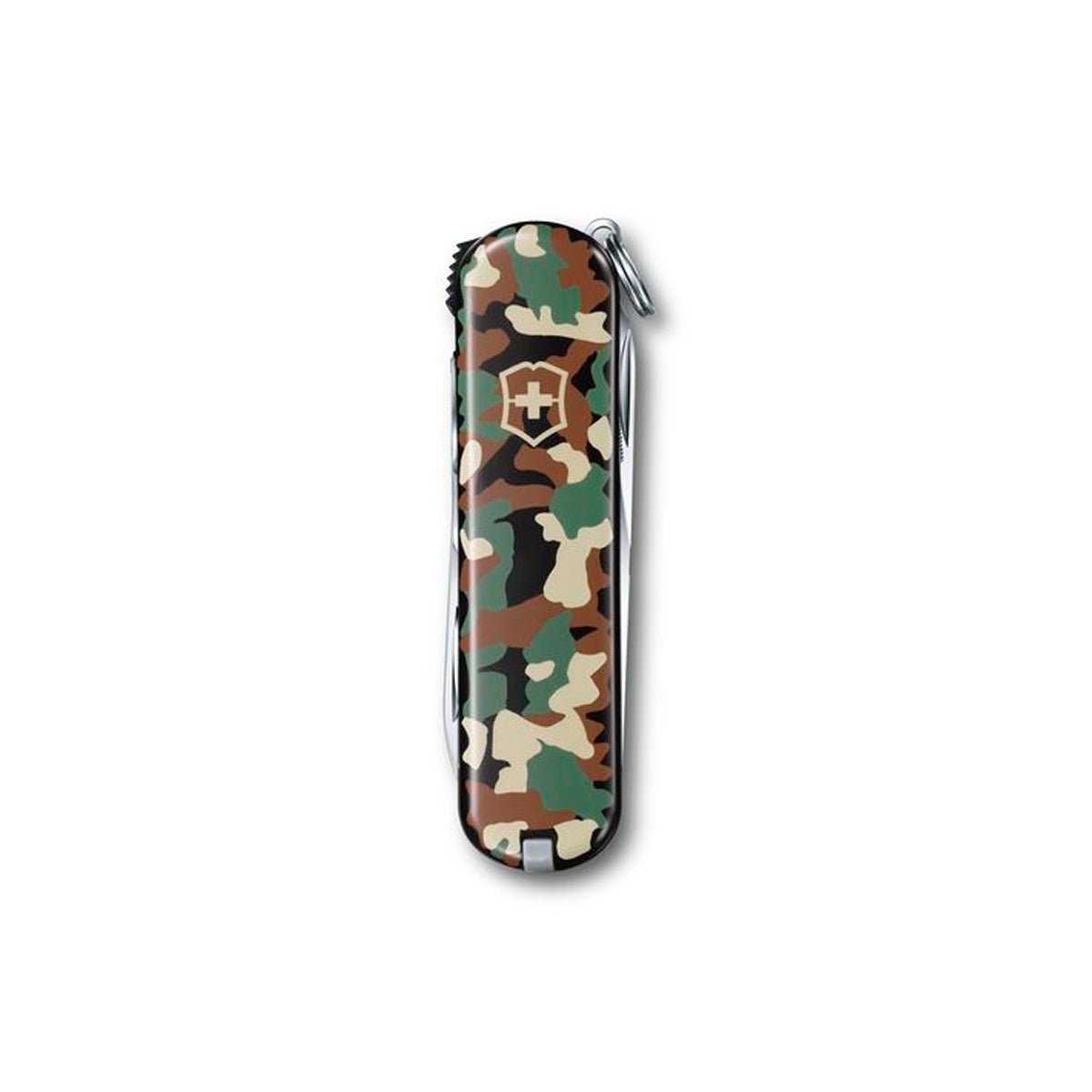 NAVAJA NAIL CLIP 580, CAMUFLAJE VERDE, 8 USOS