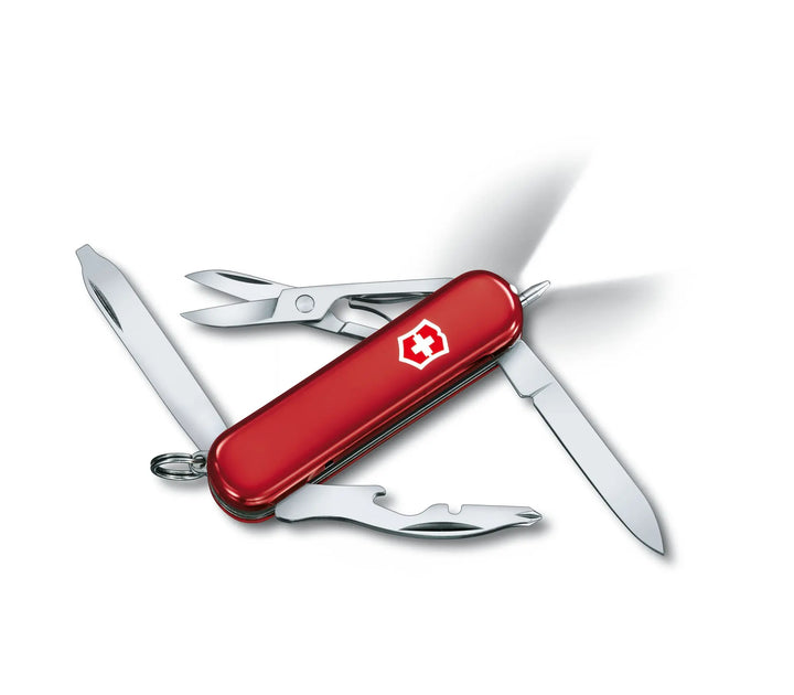 NAVAJA SUIZA MIDNITE MANAGER ROJO, LED BLANCO VICTORINOX