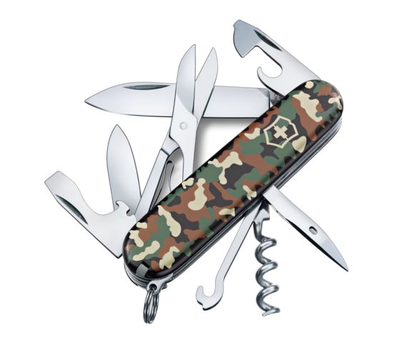 NAVAJA VICTORINOX CLIMBER Color Camuflaje 14 Funciones - El Viajero del Norte