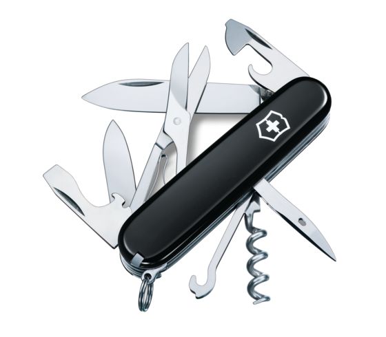 NAVAJA VICTORINOX CLIMBER Color Negro Con 14 Funciones - El Viajero del Norte