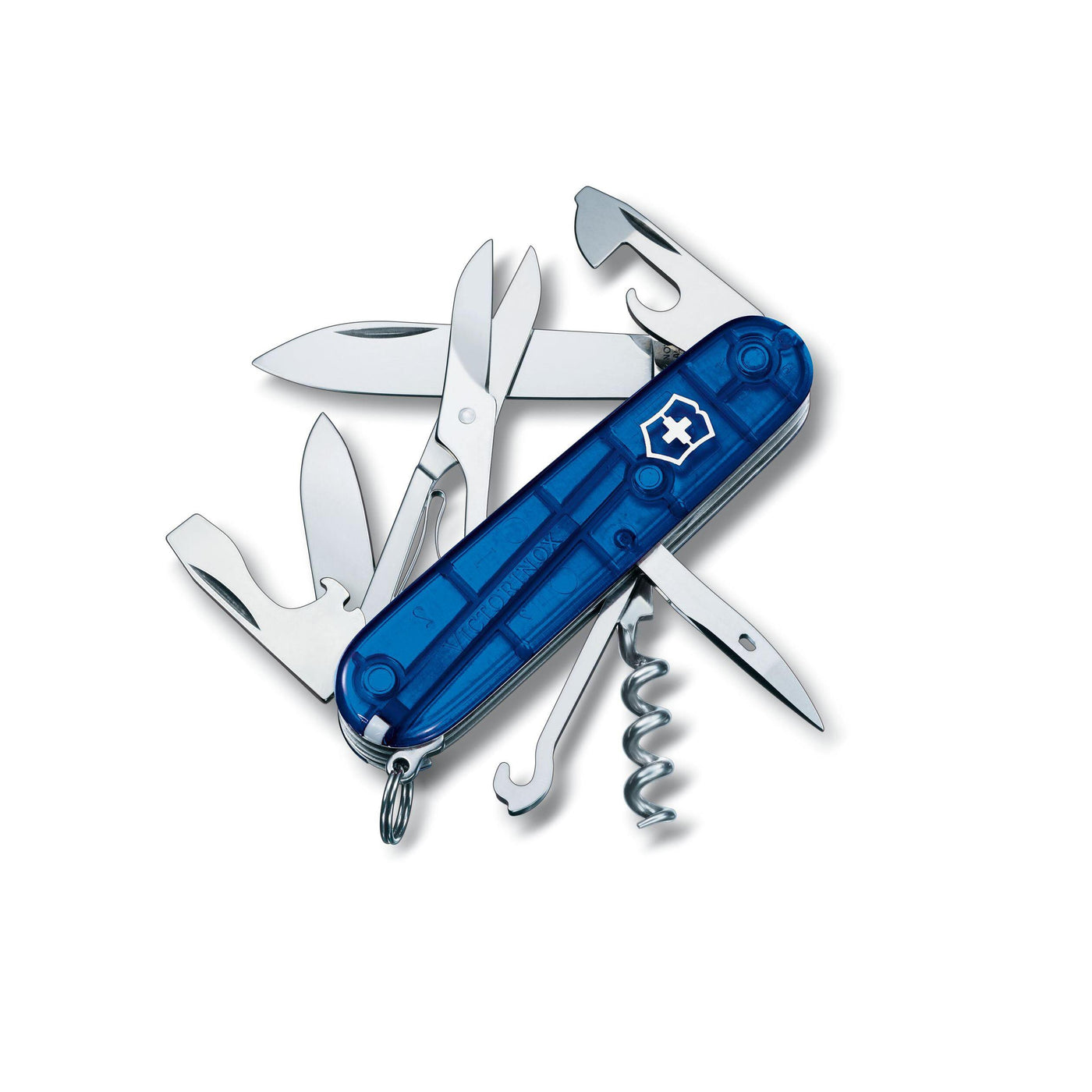 NAVAJA VICTORINOX CLIMBER AZUL Transparente 14 Funciones