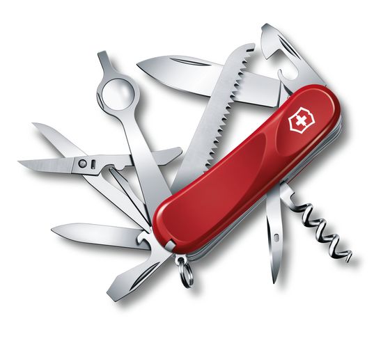 NAVAJA VICTORINOX EVOLUTION 23 Color Rojo Con 17 Funciones - El Viajero del Norte
