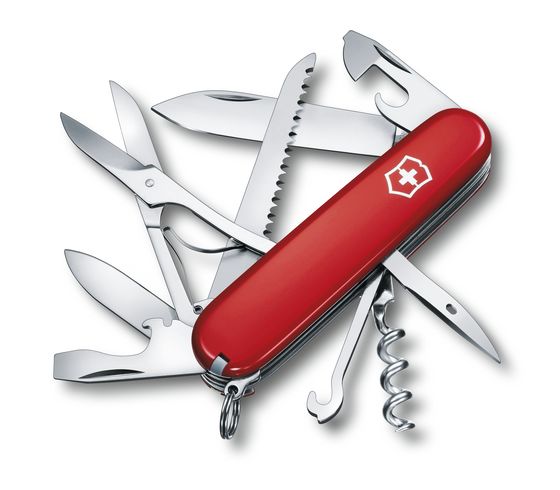 NAVAJA VICTORINOX HUNTSMAN Color Rojo 15 Funciones - El Viajero del Norte