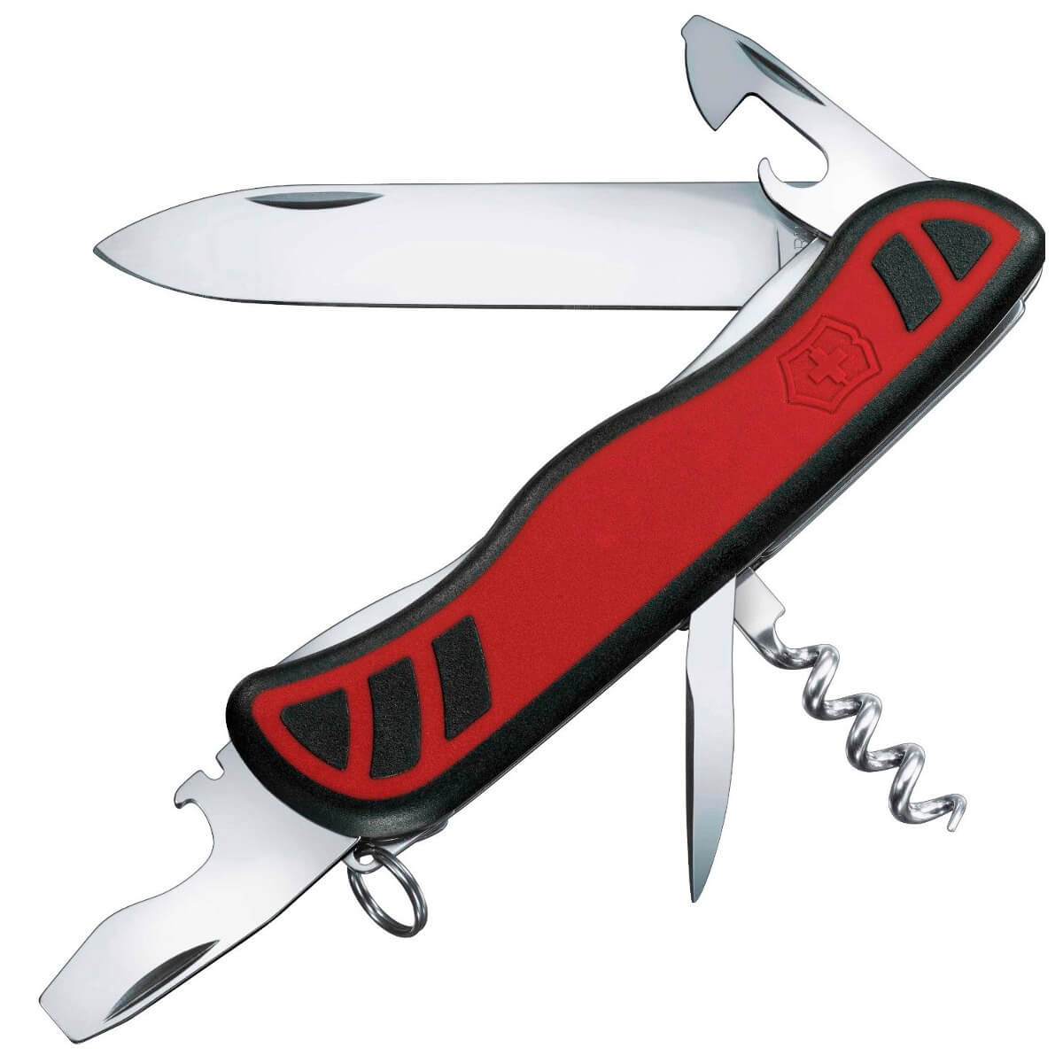 NAVAJA VICTORINOX NOMAD Color Rojo/Negro Con 10 Funciones - El Viajero del Norte