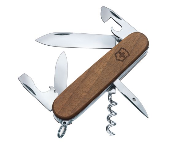 NAVAJA VICTORINOX SPARTAN WOOD Con 10 Funciones - El Viajero del Norte