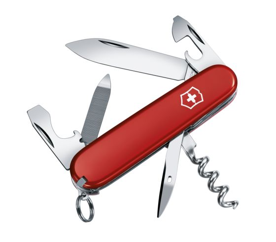 NAVAJA VICTORINOX SPORTSMAN Color Rojo Con 13 Funciones - El Viajero del Norte