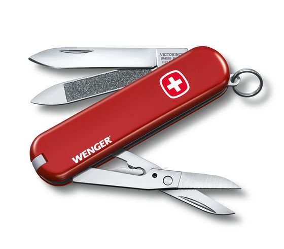 VICTORINOX NAVAJA WENGER ROJO Con 7 Funciones - El Viajero del Norte