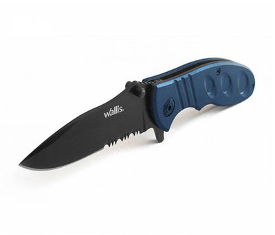 NAVAVAJA DE BLOQUEO mango AZUL HOJA LISA CON SIERRA NEGRA 8CM