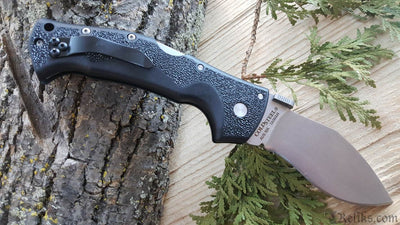 Navaja Cold Steel Rajah III 3.5 in Plain EDGE GREEN Handle