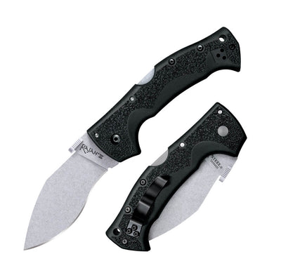 Navaja Cold Steel Rajah III 3.5 in Plain EDGE GREEN Handle