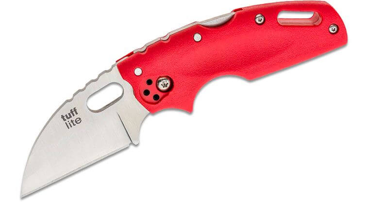 Navaja Cold Steel Tuff Lite Folder 2.5" Plain Red Polymer Handle