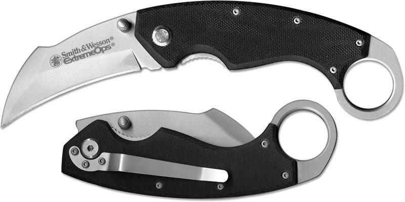 Navaja Karambit Con Clip Smith & Wesson CK33