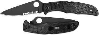 Navaja Spyderco Endura 4 Tactical Black FRN