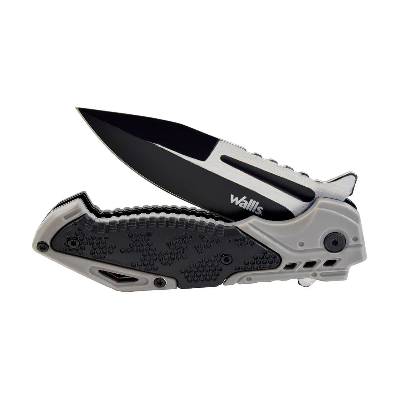 Navaja de acero inoxidable Gris negro dureza 54-56
