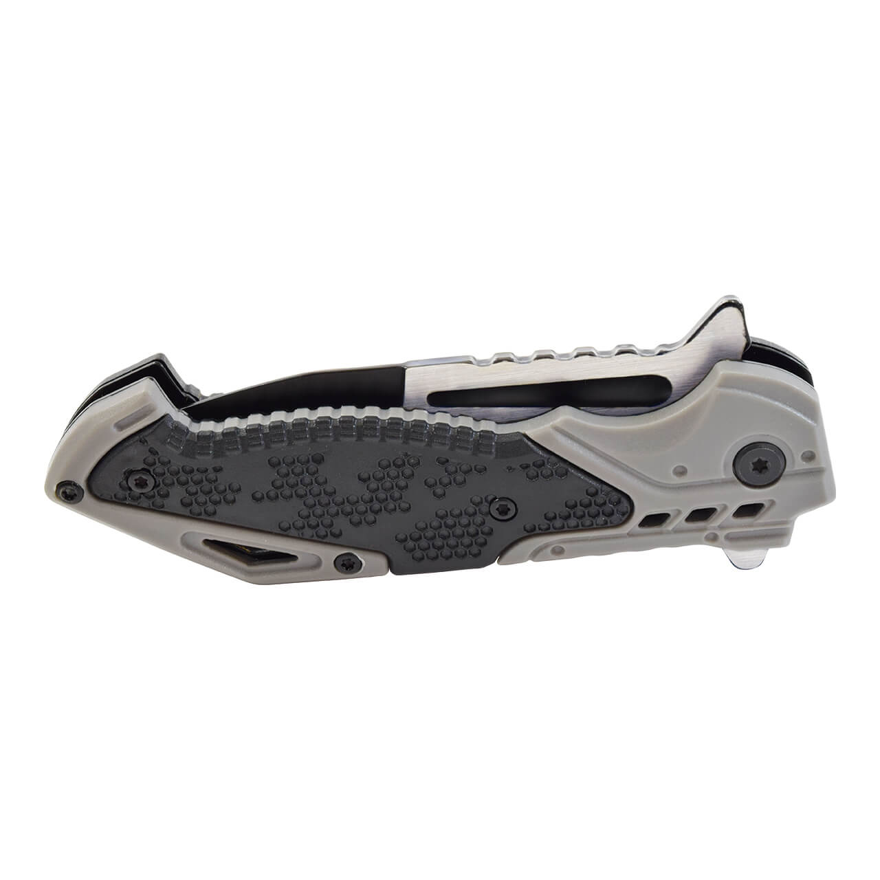 Navaja de acero inoxidable Gris negro dureza 54-56