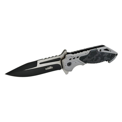 Navaja de acero inoxidable Gris negro dureza 54-56