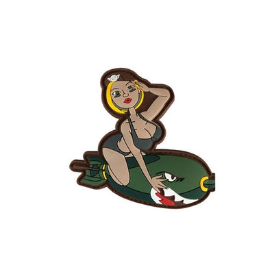 PARCHE CONTACTEL WOMAN MILITAR TACTIC 9 X 9.5CM