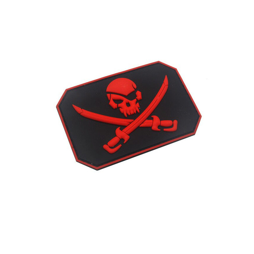 PARCHE PIRATE SKULL RED