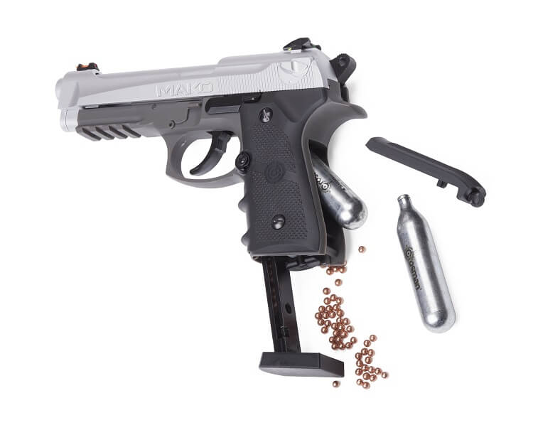PISTOLA MAKO CROSMAN FULLMETAL CAL 4.5 MUNICION - El Viajero del Norte