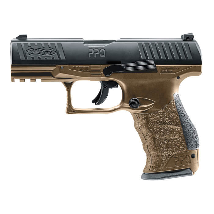PISTOLA T4E WALTHER PPQ M2 FDE Cal. 43 CO2 BLOWBACK