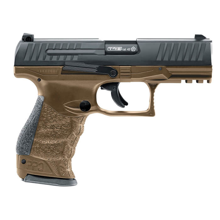 PISTOLA T4E WALTHER PPQ M2 FDE Cal. 43 CO2 BLOWBACK