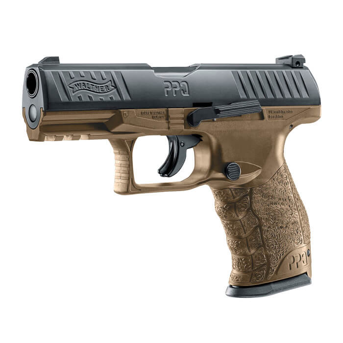 PISTOLA T4E WALTHER PPQ M2 FDE Cal. 43 CO2 BLOWBACK