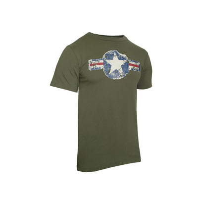 PLAYERA VINTAGE ARMY AIR CORPS OLIVE