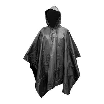 PONCHO MANGA IMPERMEABLE UNITALLA NEGRO
