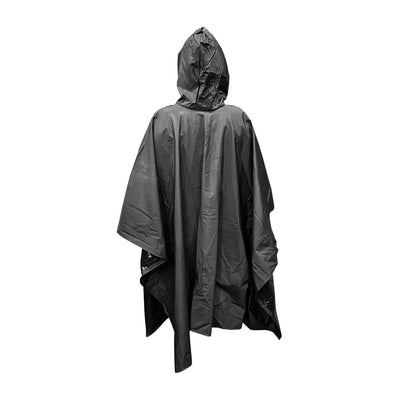 PONCHO MANGA IMPERMEABLE UNITALLA NEGRO