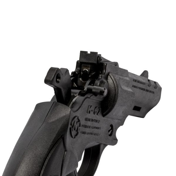 Pistola Deportiva Mendoza Cañon Corto de Diabolo con Salva Fulminante Calibre 4.5 Modelo PK-62
