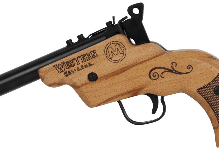Pistola Salva Western Cañon Largo Cal. 4.5
