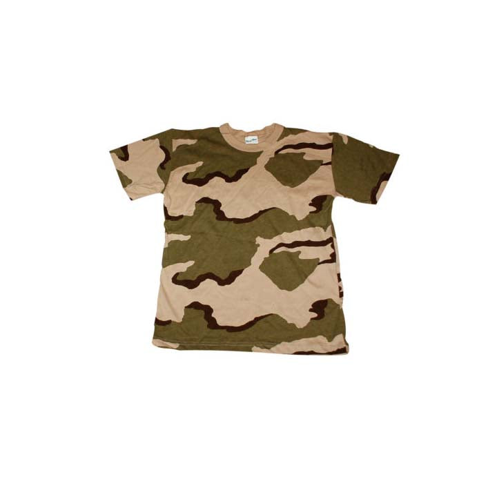 Playera Niño Arena Camo
