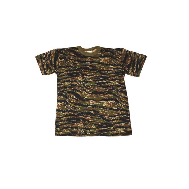 Playera Niño Tigre Verde Camo
