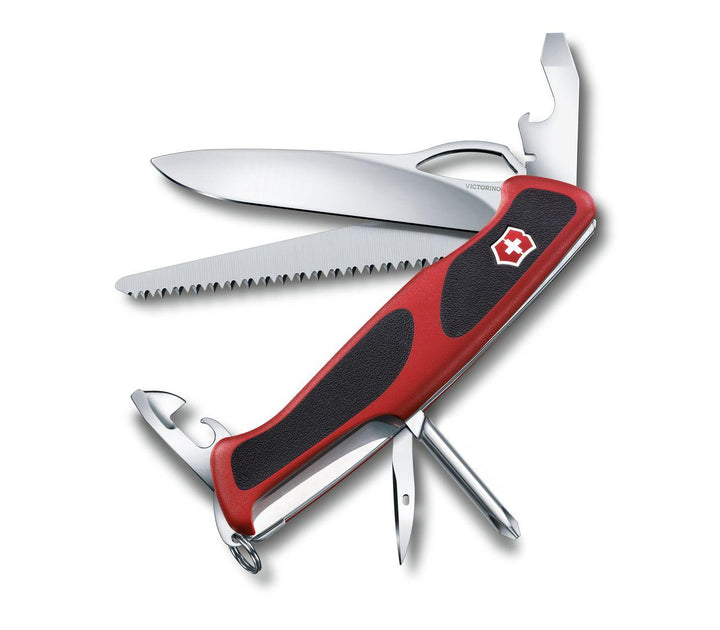 NAVAJA RANGER 78 GRIP  Red/Black 12 Funciones 130mm Victoriox