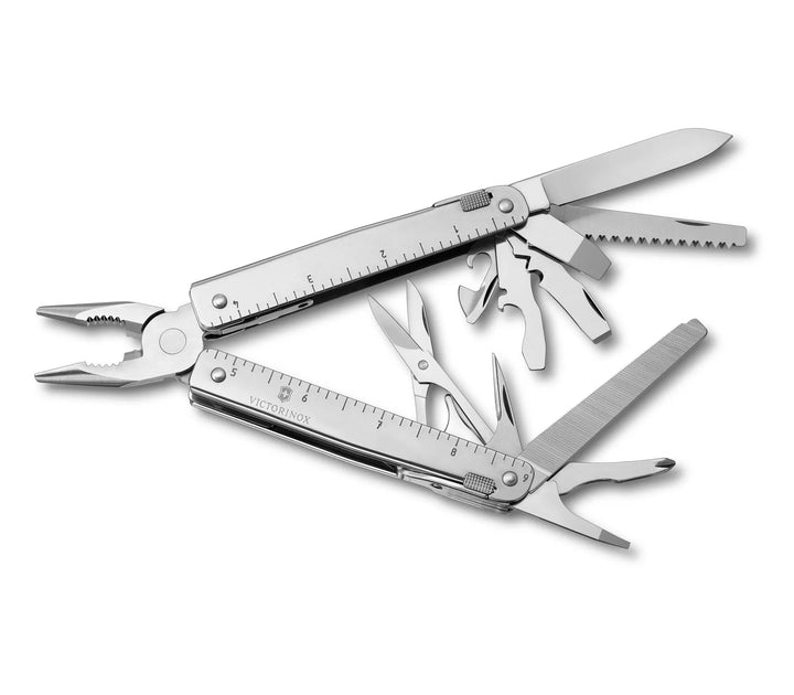 SwissTool X, en estuche de piel 23 USOS