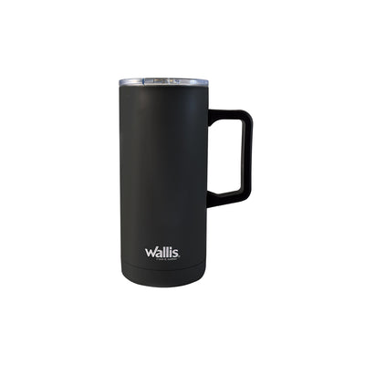 TAZA TERMICA DE ACERO INOXIDABLE,500 ML NEGRO